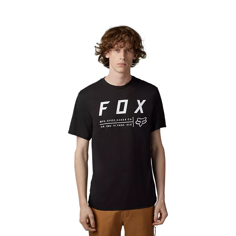 Fox Non Stop Short Sleeve Tech Tee S Black Mtb Direct