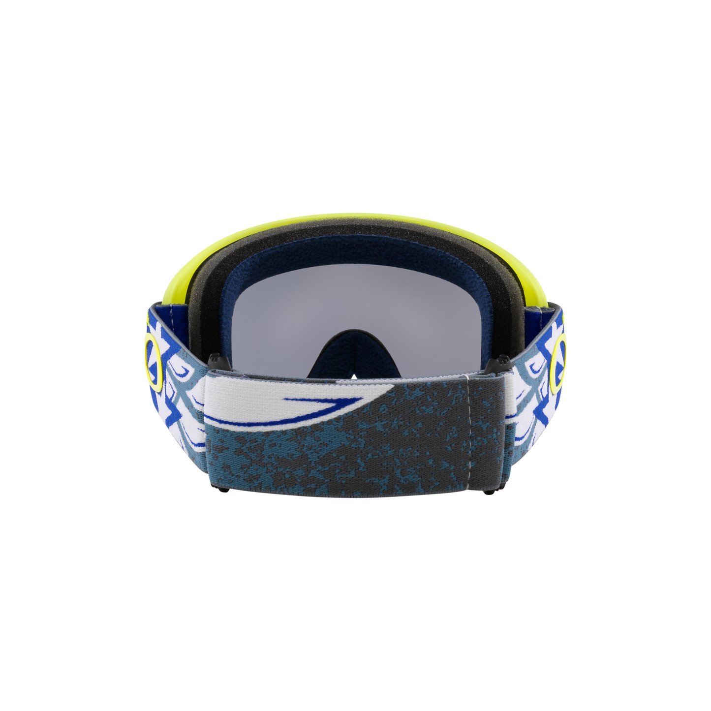 Oakley O Frame 2.0 Pro MTB Goggles - One Size Fits Most - Troy Lee Designs Blue Wings - Dark Grey Lens