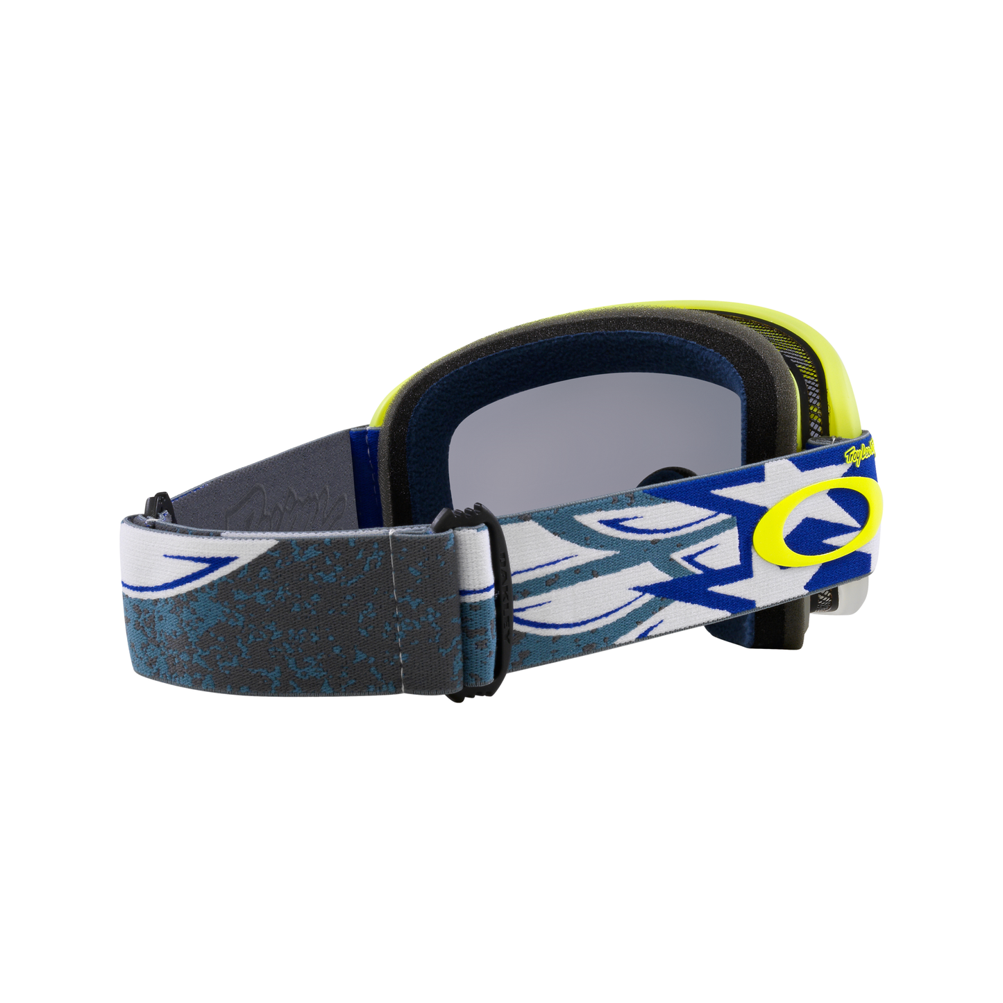 Oakley O Frame 2.0 Pro MTB Goggles - One Size Fits Most - Troy Lee Designs Blue Wings - Dark Grey Lens