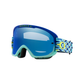 Oakley O Frame 2.0 Pro MTB Goggles - One Size Fits Most - Troy Lee Designs Speed Bubbles Blue - Black Ice Iridium Lens