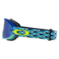 Oakley O Frame 2.0 Pro MTB Goggles - One Size Fits Most - Troy Lee Designs Speed Bubbles Blue - Black Ice Iridium Lens