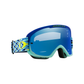 Oakley O Frame 2.0 Pro MTB Goggles - One Size Fits Most - Troy Lee Designs Speed Bubbles Blue - Black Ice Iridium Lens