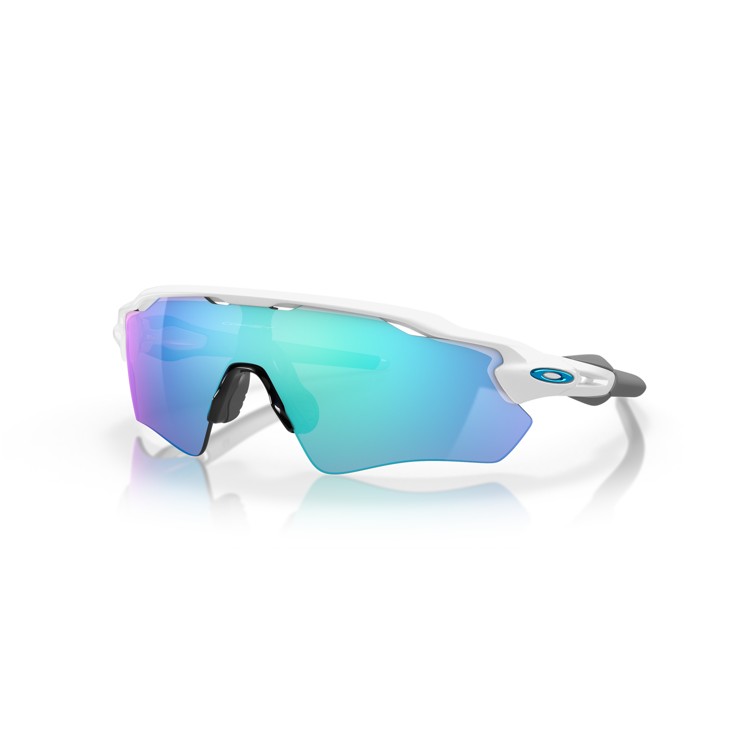 Oakley Radar EV Path Sunglasses - XL - 138mm - Polished White Frame - PRIZM Sapphire Lens