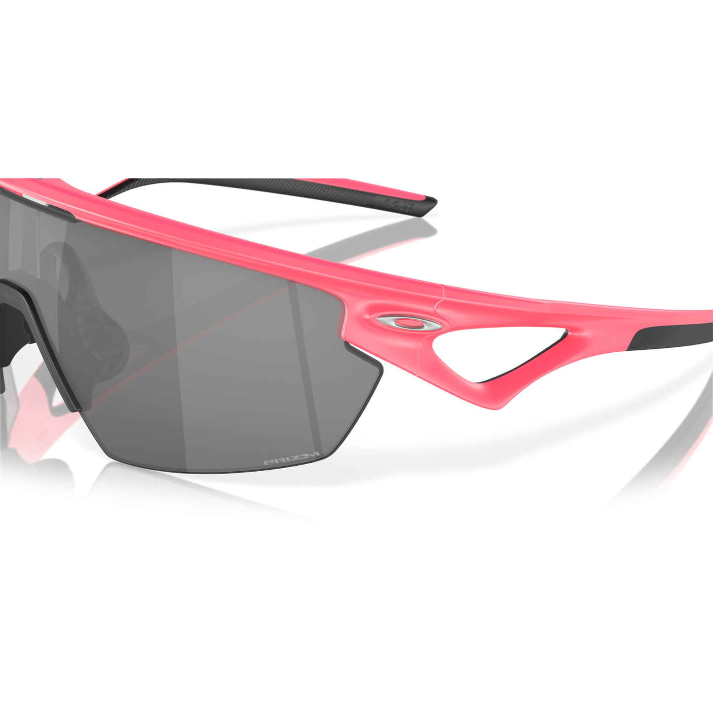 Oakley Sphaera Sunglasses - L - 134mm - Matte Neon Pink - Prizm Black Lens