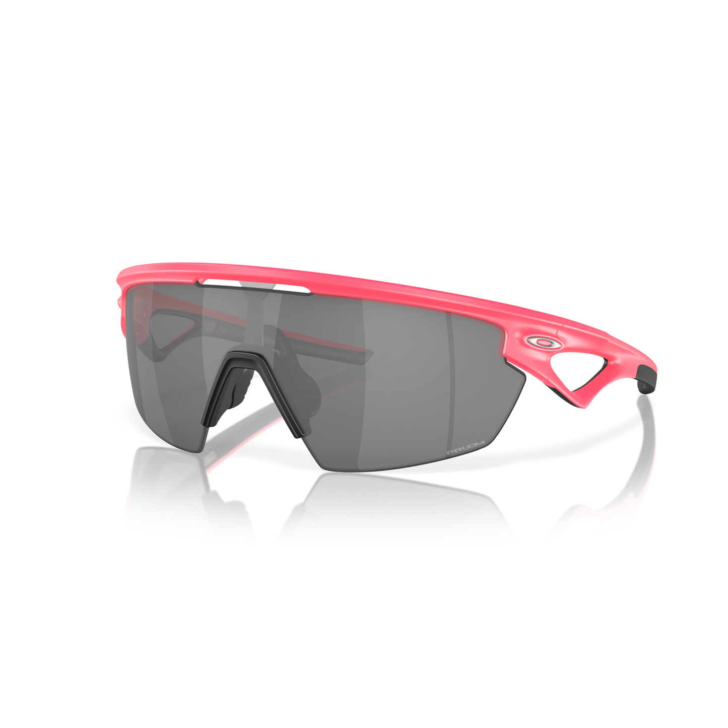 Oakley Sphaera Sunglasses - L - 134mm - Matte Neon Pink - Prizm Black Lens
