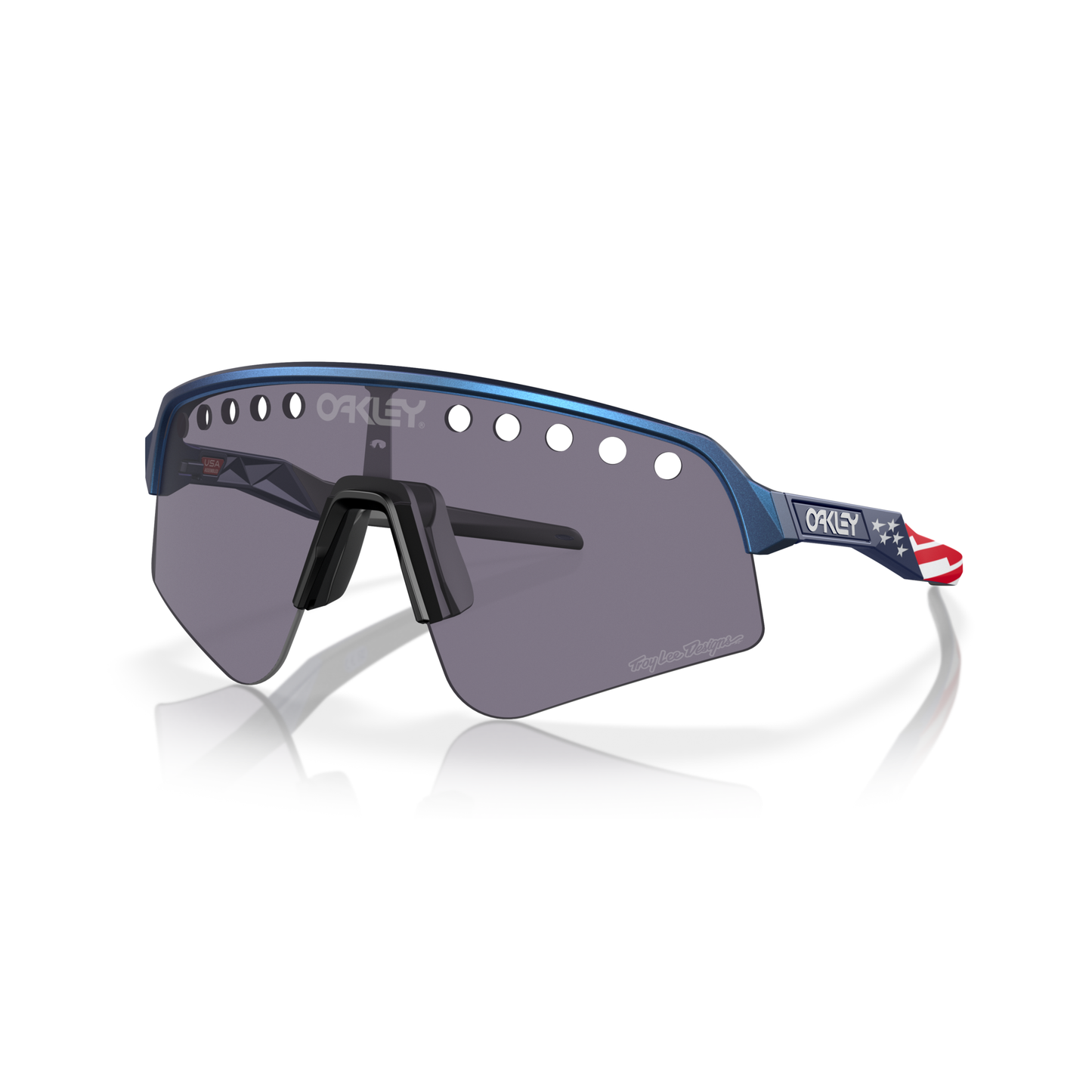 Oakley Sutro Lite Sweep Sunglasses - M - 133mm - TLD Blue Colorshift - Prizm Grey Vented Lens