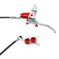 Hope Tech 4 E4 Disc Brake - Rear - Left Lever - 1720mm - Silver - Red