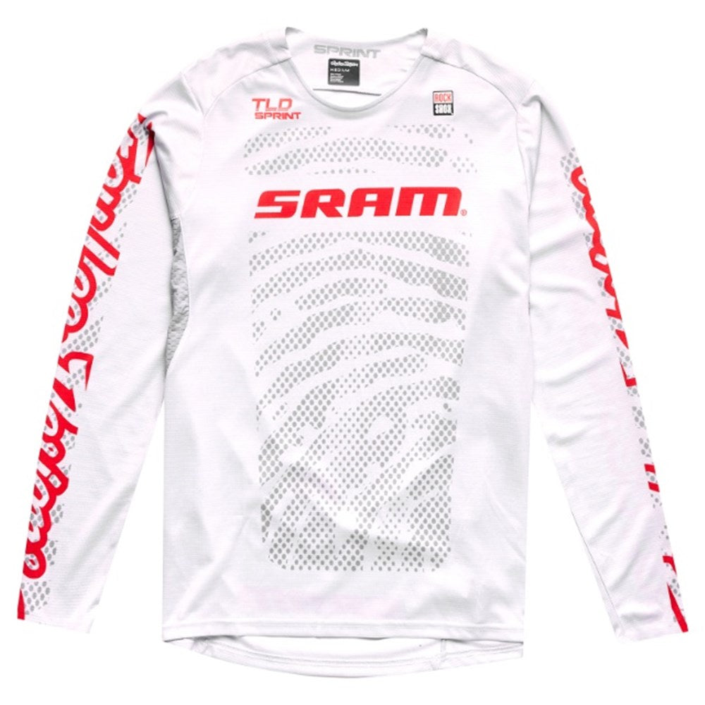 TLD Sprint Long Sleeve Jersey - L - Sram Shifted Cement