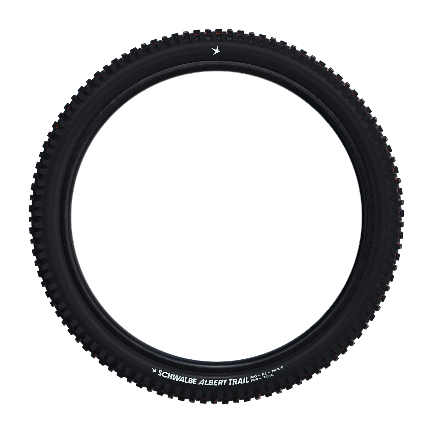 Schwalbe Albert Radial Tyre - 27.5 Inch - 2.5 Inch - Yes - Addix Ultra Soft - Gravity Pro - Soft - Heavy Duty Protection - Folding - Black