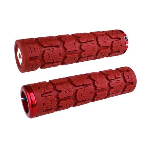 ODI BMX Rogue V2.1 Lock On Grips - Single Lock On Grips - Dark Red