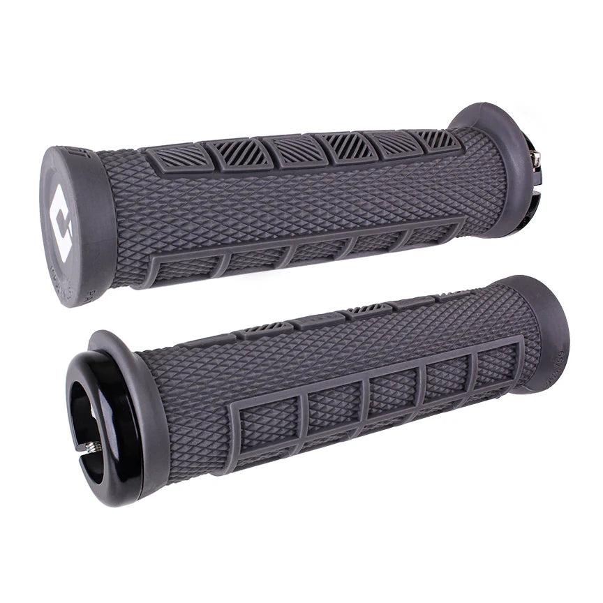 ODI Elite Pro Lock On Grips - Graphite With Black Clamps