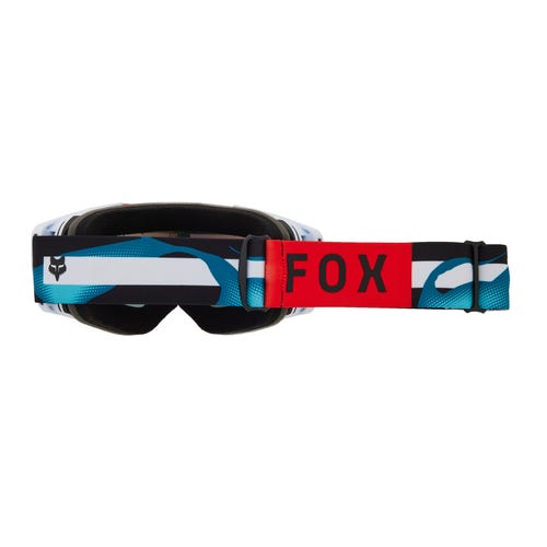 Fox Vue Withered Goggles - One Size Fits Most - Black - White - Spark Mirror Red Lens