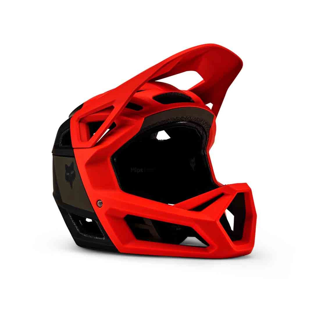 Fox Proframe RS MIPS Helmet - L - Nuf - Orange Flame