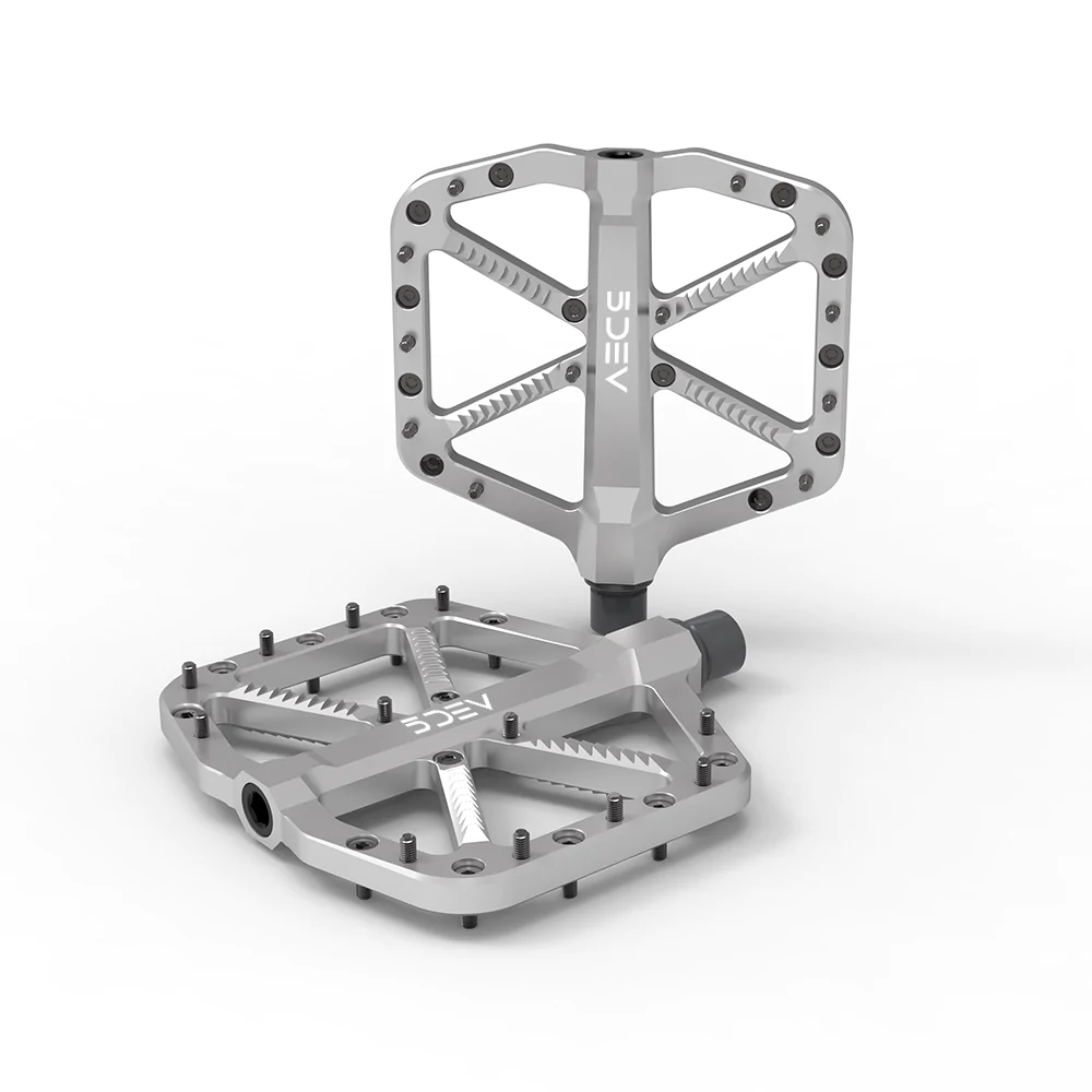 5DEV Trail - Enduro Flat Pedals - Standard - Silver