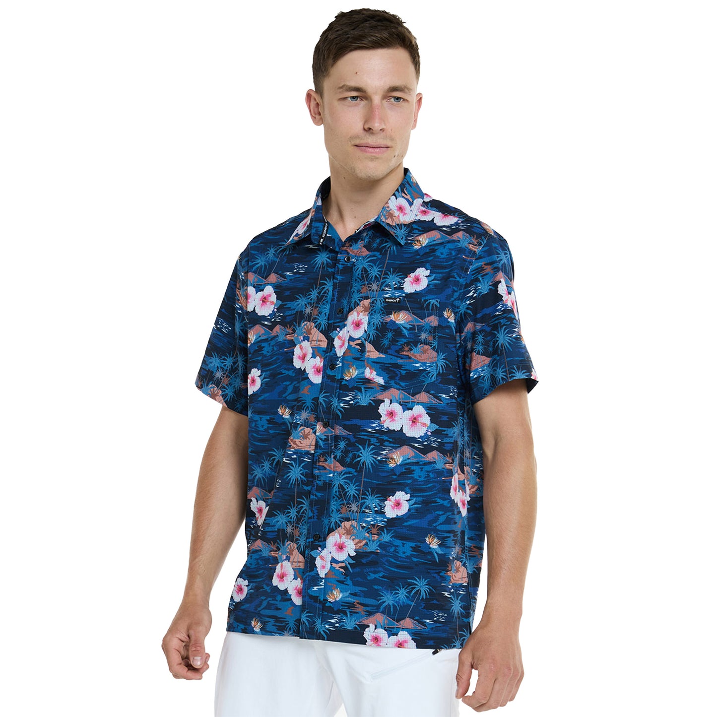 DHaRCO Men's Tech Party Shirt - L - Oasis