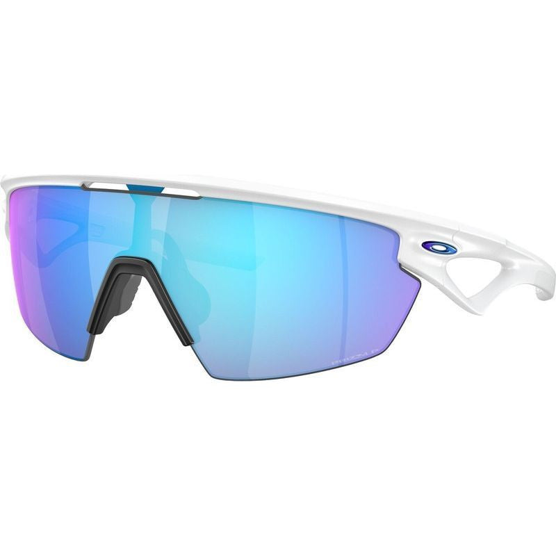 Oakley Sphaera Sunglasses - L - 134mm - Matte White - Prizm Sapphire Polarized
