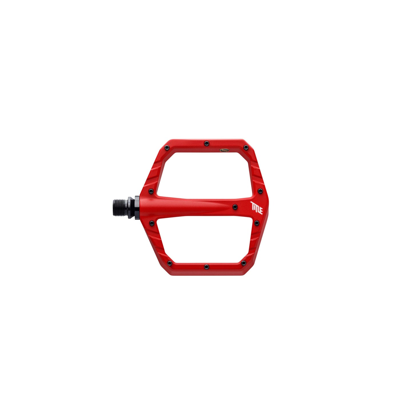 Title MTB Connect Flat Pedals - Standard - Matte Red