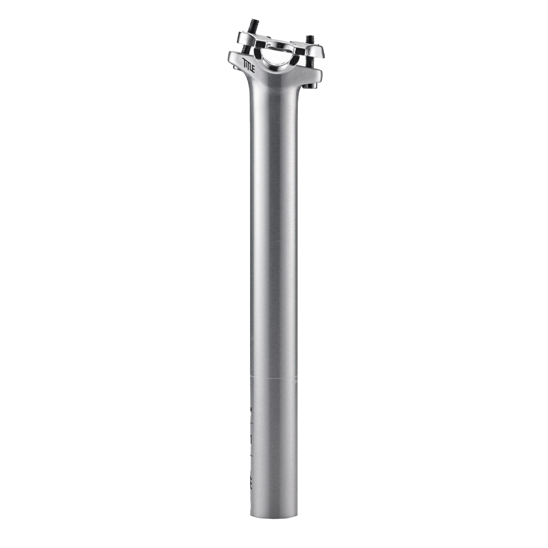 Title MTB AP1 Seatpost - 31.6mm - 300mm Length - Chrome