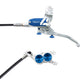 Hope Tech 4 E4 Disc Brake - Rear - Left Lever - 1720mm - Silver - Blue