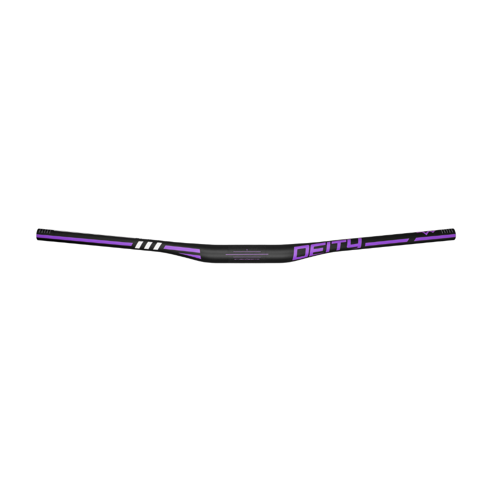 Deity Skywire Carbon Bars - 35mm - 800 - 15mm Rise - Purple