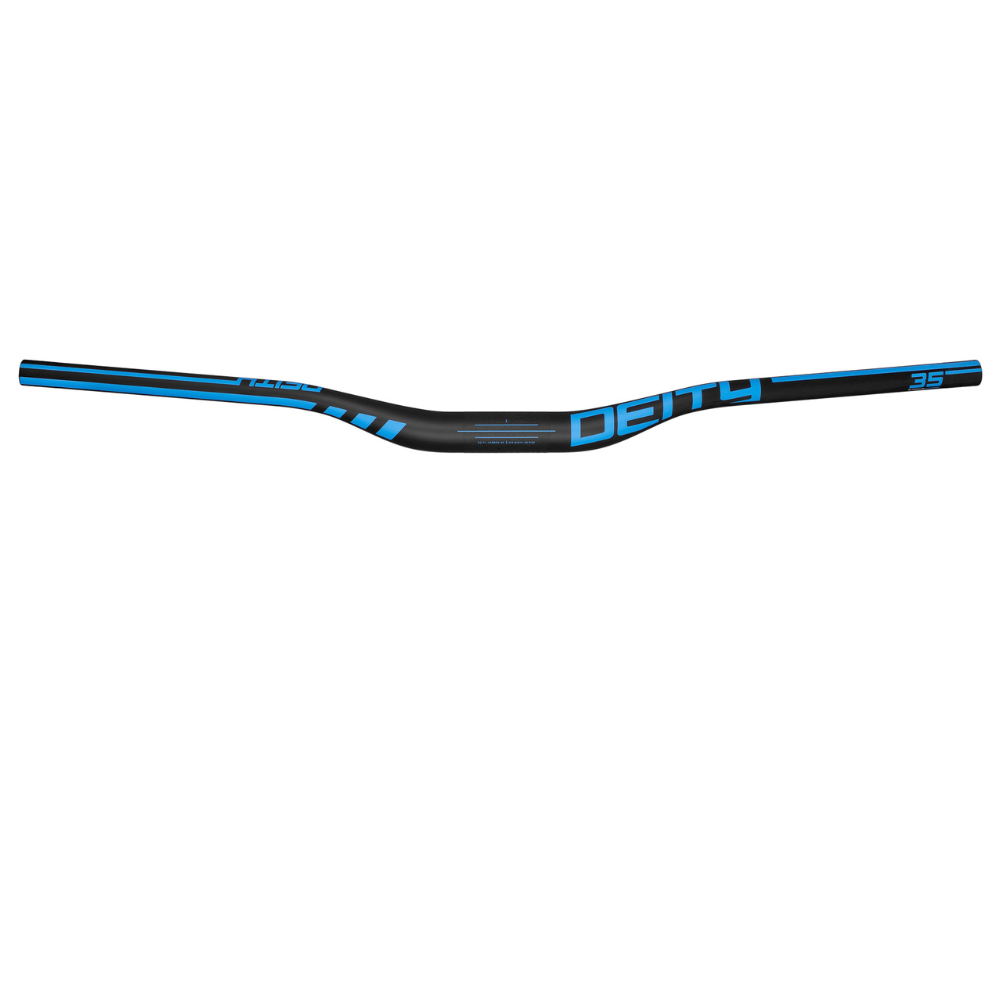 Deity Speedway Carbon Bars - 35mm - 810 - 30mm Rise - Blue