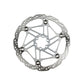 Hope V4 Vented Disc Brake Rotor - 203mm - 6 Bolt - Dual Layer 3.3mm - Silver