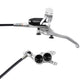 Hope Tech 4 E4 Disc Brake - Rear - Left Lever - 1720mm - Silver - Black