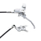 Hope Tech 4 E4 Disc Brake - Silver - Silver - Rear - Left Lever - 1720mm