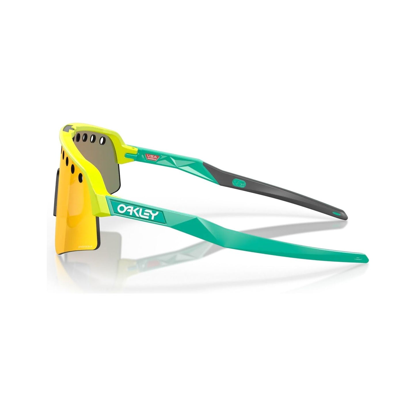 Oakley Sutro Lite Sweep Sunglasses - One Size Fits Most - Tennis Ball Yellow - PRIZM Ruby Vented Lens