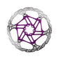 Hope V4 Vented Disc Brake Rotor - 220mm - 6 Bolt - Dual Layer 3.3mm - Purple