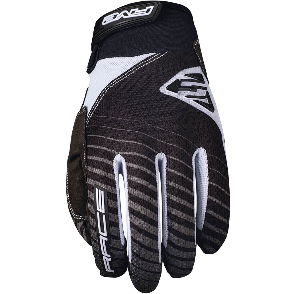 Five Gloves Race BMX Gloves - 2XL - Black - White