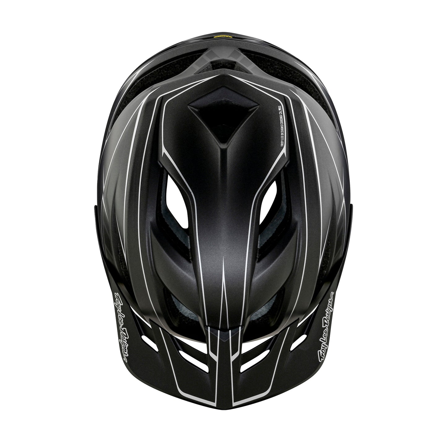 TLD Flowline SE MIPS Helmet - M-L - Pinstripe Charcoal - Black - Image 4