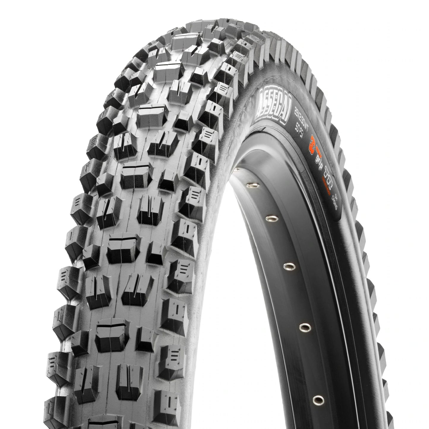 Maxxis Assegai Tyre - TR Kevlar Folding - EXO WT - Dual Compound - 2.5 Inch - 27.5 Inch