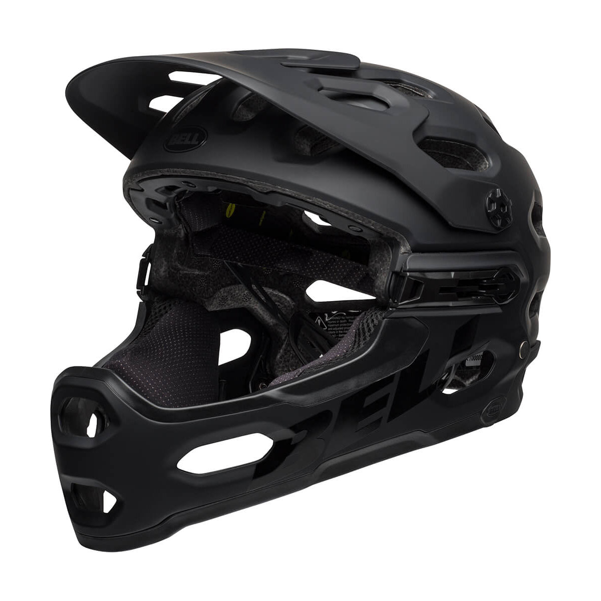 Bell Super 3R MIPS Helmet - M - Matte Black - Grey - AS-NZS 2063-2008 Standard
