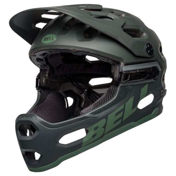 Bell Super 3R MIPS Helmet - M - Matte Green - AS-NZS 2063-2008 Standard