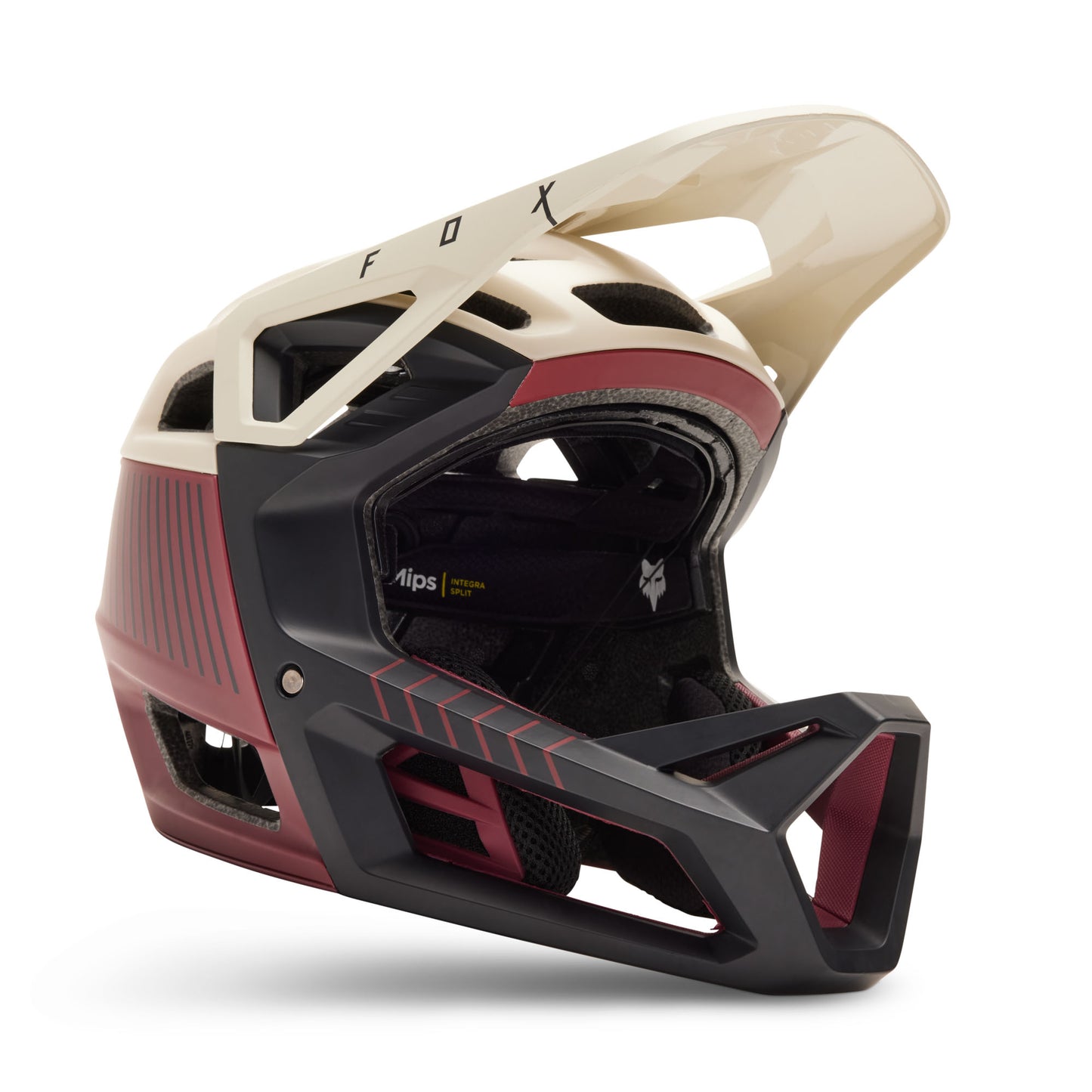 Fox Proframe RS MIPS Helmet - L - Mash Bordeaux