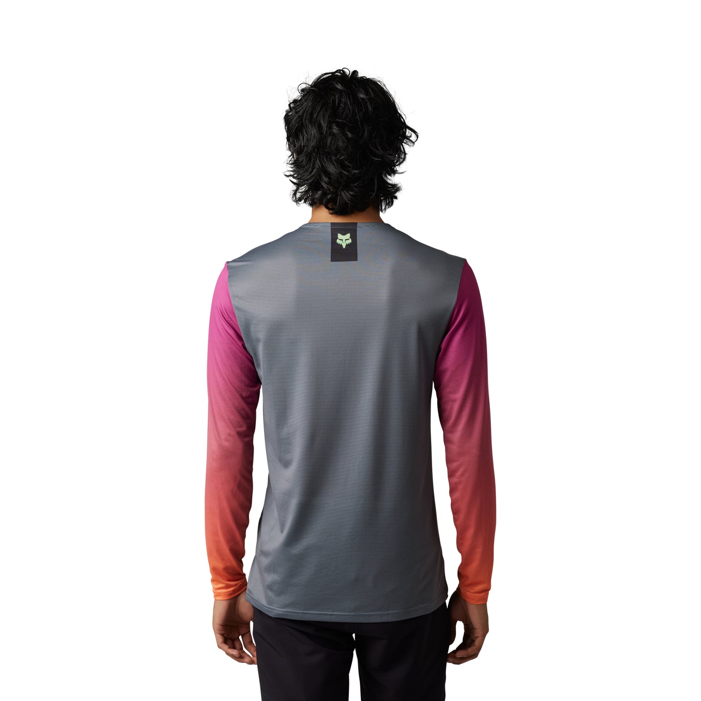 Fox Flexair Arcadia Long Sleeve Jersey - M - Pewter