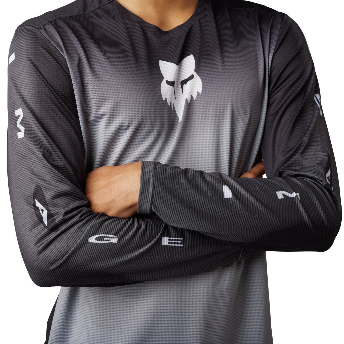 Fox Flexair Novah Long Sleeve Jersey - XL - Steel Grey