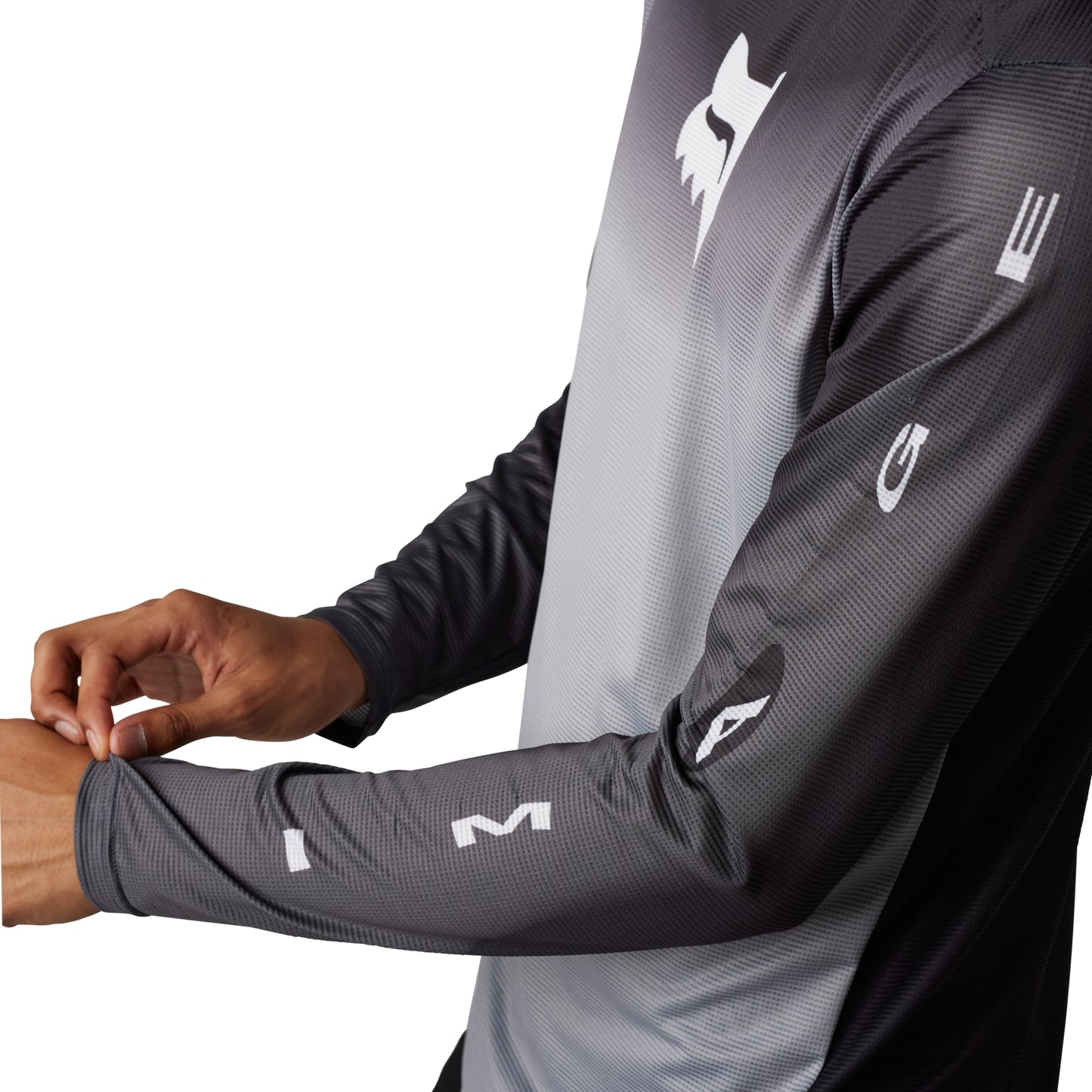 Fox Flexair Novah Long Sleeve Jersey - XL - Steel Grey