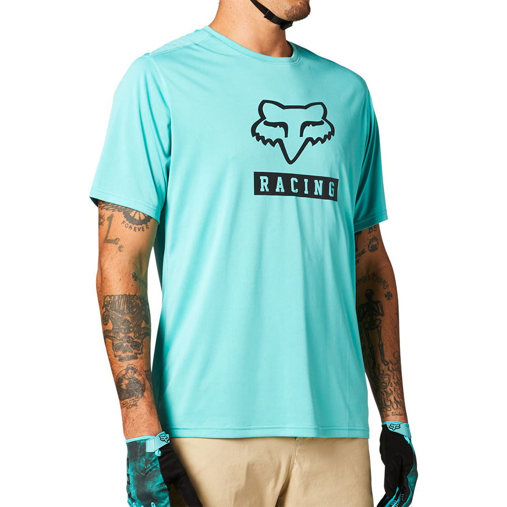 Fox Ranger Short Sleeve Jersey - S - Block Teal