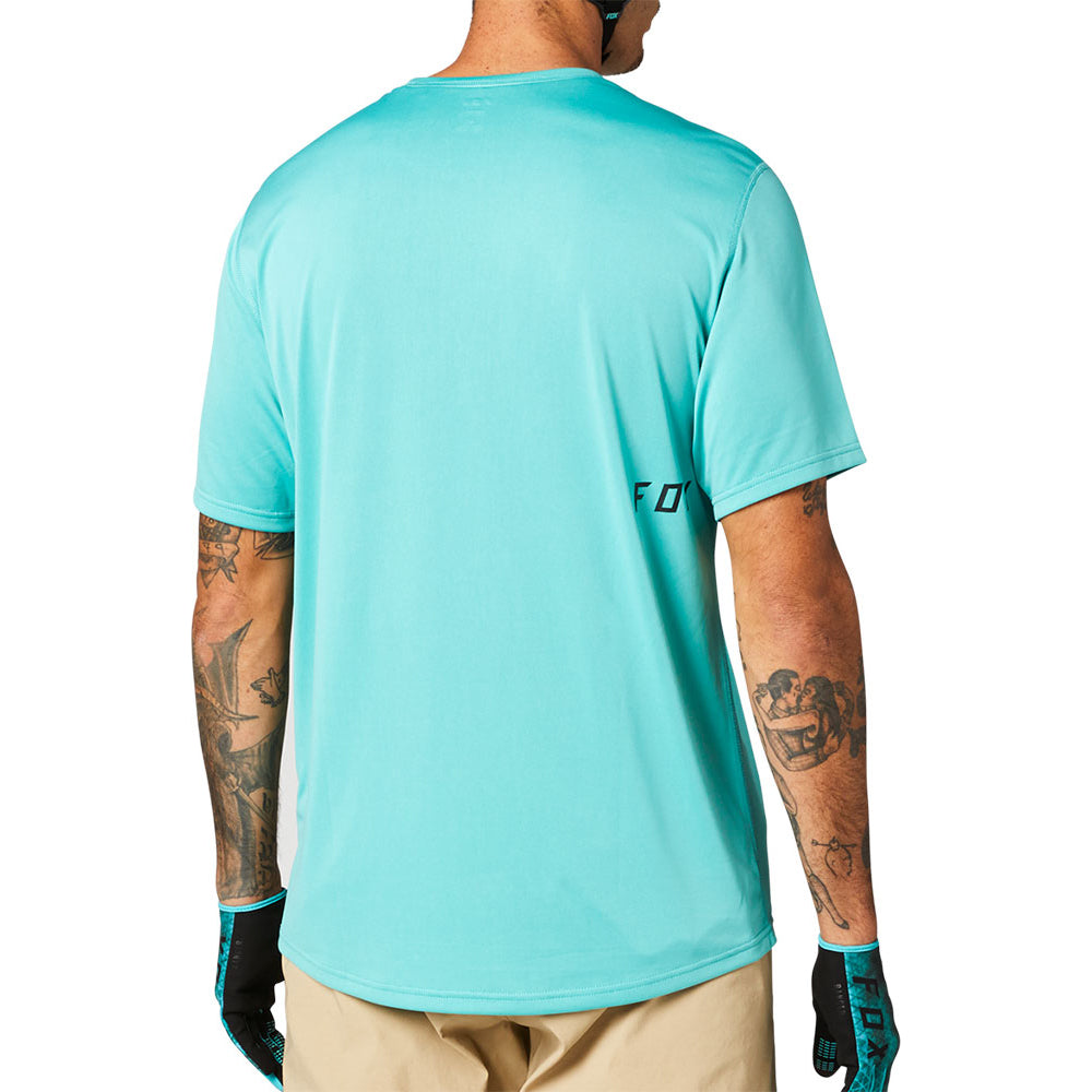 Fox Ranger Short Sleeve Jersey - S - Block Teal