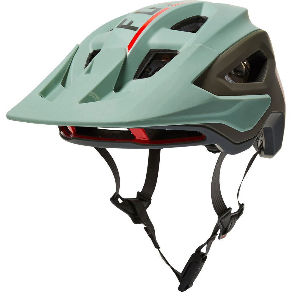 Fox Speedframe Pro MIPS Helmet - M - Blocked Eucalyptus - AS-NZSÂ 2063-2008 Standard