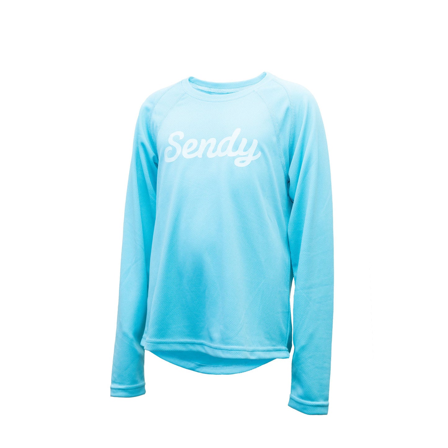 Sendy Send It Long Sleeve Youth Jersey - Youth XL - The Gem - Teal