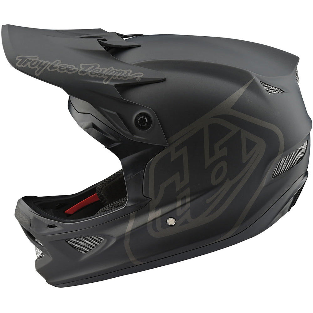 TLD D3 Fiberlite Helmet - M - Matte Mono Black