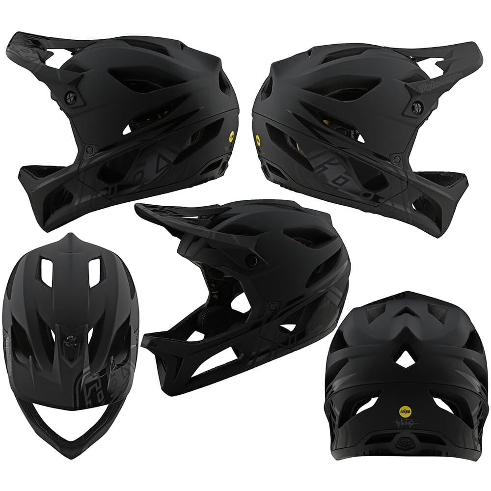 TLD Stage MIPS Helmet - M-L - Matte Stealth Midnight - AS-NZS 2063-2008 Standard