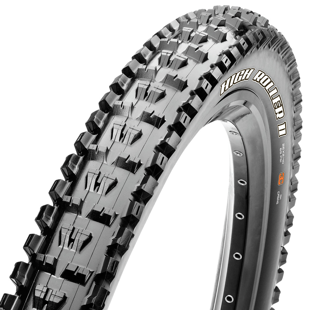 Maxxis Highroller 2 Tyre - Wirebead - Silkshield eBike - Single Compound - 2.4 Inch - 27.5 Inch