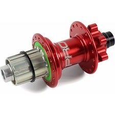 Hope Pro 4 Rear 6 Bolt Disc Hub - 12x142mm - 32 Hole - Shimano HG Splined Steel - Red